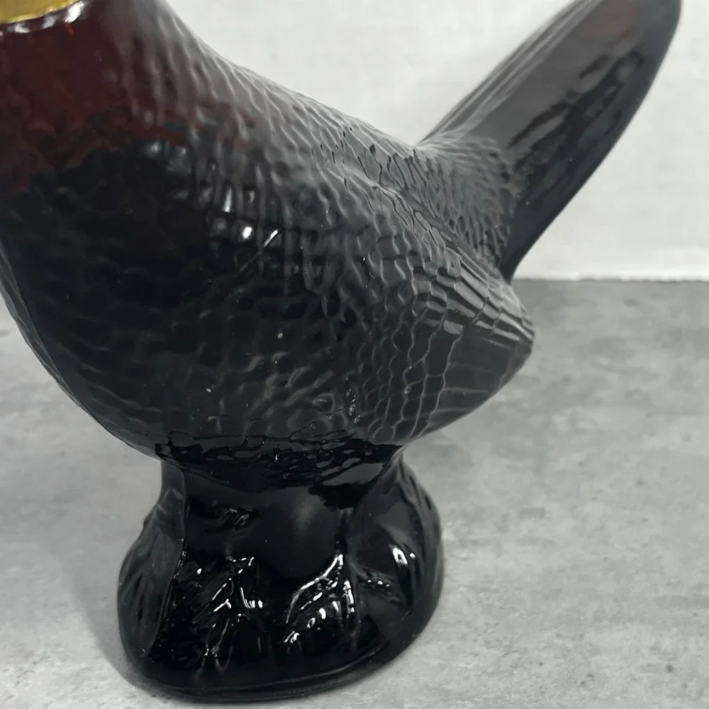 Vintage Avon Pheasant Decanter Oland After Shave Glass Bottle Collectible Brown‎